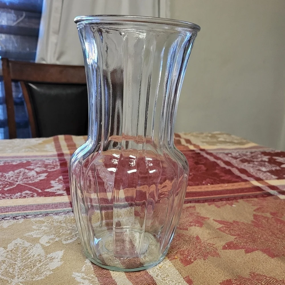 Flower Vase Clear Glass
